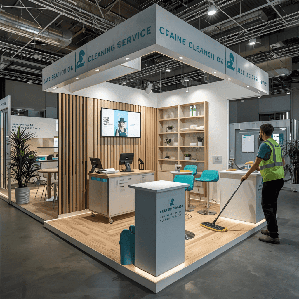 Messeflächen Reinigung Schiller-Eventpersonal