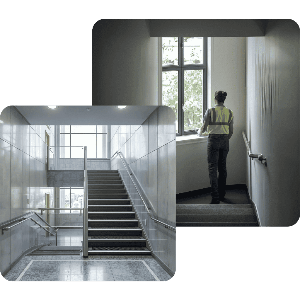 Treppenhausreinigung in Stadt (1)