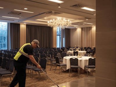 Eventlocations Reinigung Schiller-Eventpersonal